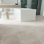 South beach Stone imitation LVT laid in a kitchen