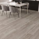 County oak effect LVT flooring laid in a kitchen