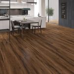 Chicory haze effect LVT flooring laid in a kitchen
