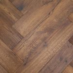 artisan eng oak herringbone antique brown, distressed & hardwax oiled 125x600