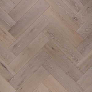artisan eng oak herringbone click white, brushed & lacquered 150x600