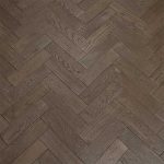 artisan eng oak herringbone gunmetal grey, brushed & matt lacquered 80x300