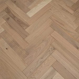 artisan eng oak herringbone invisible, light brushed & matt lacquered 90x450 (14/2mm)