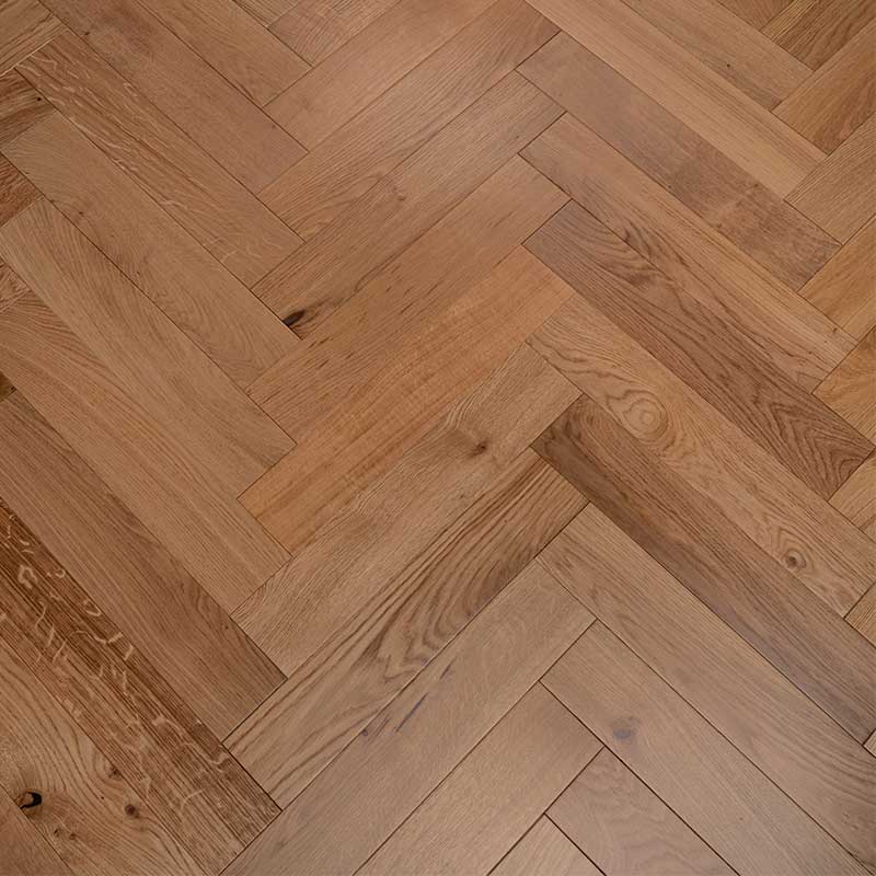 artisan eng oak herringbone natural, smooth & lacquered 90x450