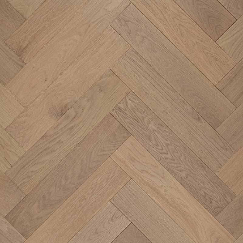 artisan eng oak herringbone prime invisible, light brushed & matt lacquered 125x600