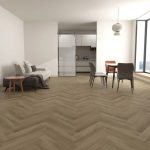 artisan lvt herringbone light beige matt 124x620