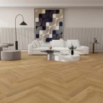 artisan lvt herringbone natural oak matt 124x620