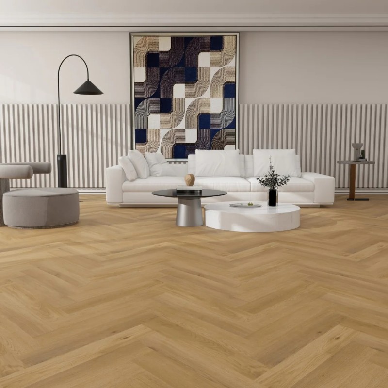 artisan lvt herringbone natural oak matt 124x620
