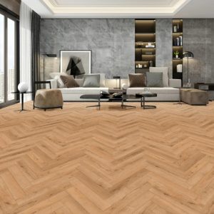 artisan laminate herringbone click golden oak, light brushed & matt 101x606