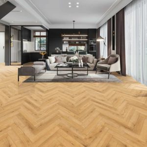 artisan laminate herringbone click natural oak, light brushed & matt 101x606