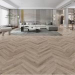 artisan laminate herringbone click pebble grey, light brushed & matt 101x606