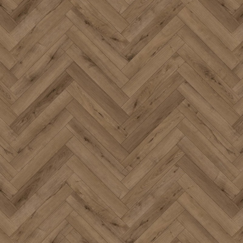 artisan laminate herringbone click smoked oak, light brushed & matt 101x606 b