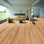artisan laminate plank click golden oak, light brushed & matt 198x1218