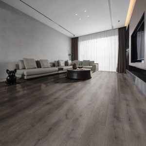 artisan laminate plank click midnight grey, light brushed & matt 198x1218