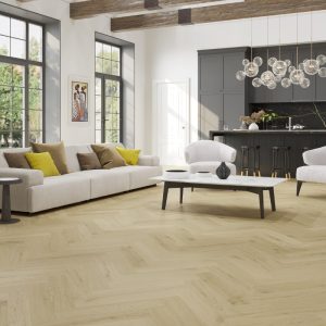 artisan spc herringbone click nordic white, matt 126x630