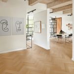 kahrs engineered oak life authentic herringbone chamomille