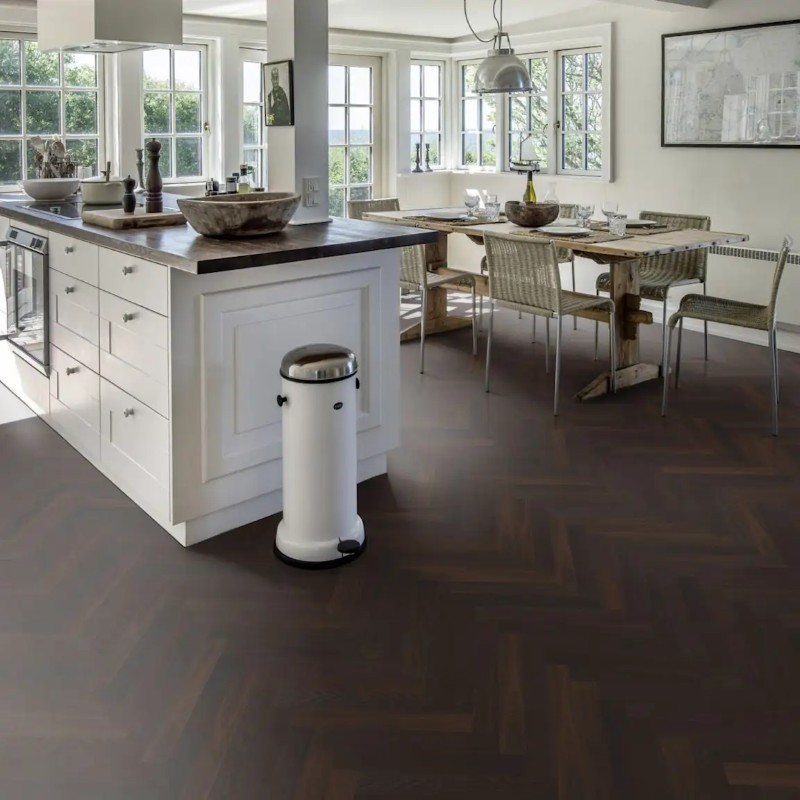 kahrs engineered oak studio herringbone ab smoked oiled