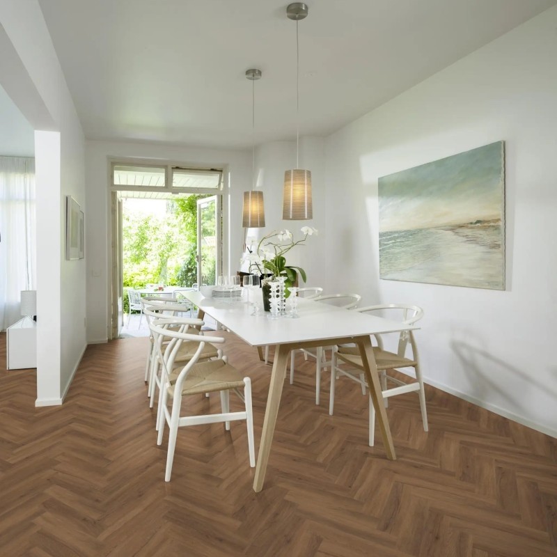 kahrs lvt dryback herringbone redwood