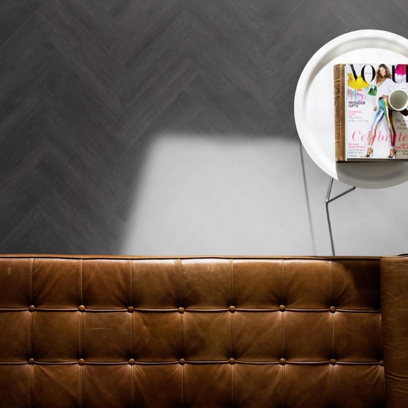 kahrs lvt dryback herringbone schwarzwald