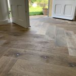 lamett engineered oak farm herringbone antique