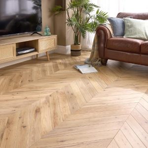 Forest Ridge Engineered Oak - Chevron Invisible