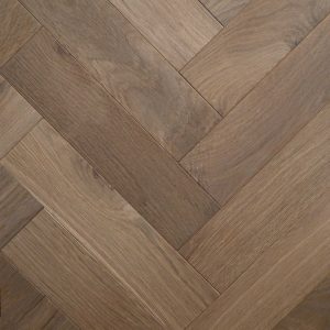 v4 engineered oak deco smoked white herringbone
