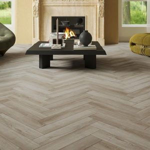 firmfit lvt original herringbone medium grey (cw 1860hb)